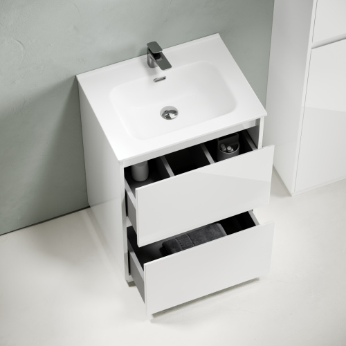 Тумба под раковину Sancos Libra Floor LB60FW 60х50 напольная цвет белый - фото 5